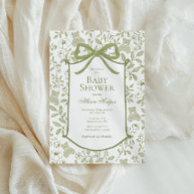 Invitation Baby shower Ours Teddy | Élégant