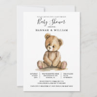 Baby shower ourson mignon