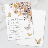 Baby Shower Papillon Fleur Sauvage