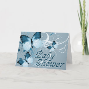 Invitation Baby shower: Papillons :