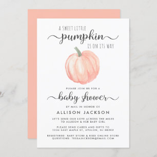 Invitation Baby shower par Citrouille de messagerie Orange aq