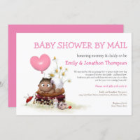 Baby shower Par Mail Bébé Mignonne Fille Ladybird 