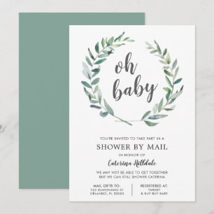 Invitation Baby shower Par Mail Oh Baby Genre Neutre