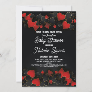 Invitation Baby shower Party Las Vegas Casino Royale Invitati