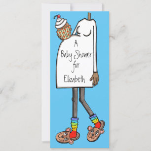 Invitation Baby shower personnalisé teint foncé