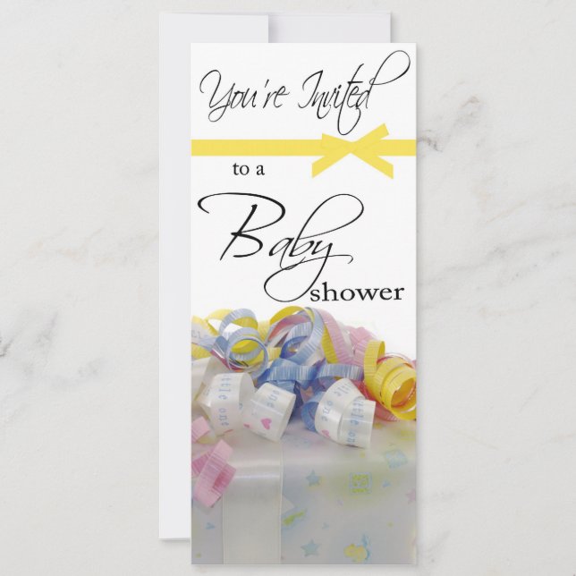 Invitation Baby shower personnalisée (Devant)