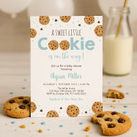 Baby shower petit biscuit bleu garçon