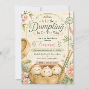 Invitation Baby Shower Petit Bouddha