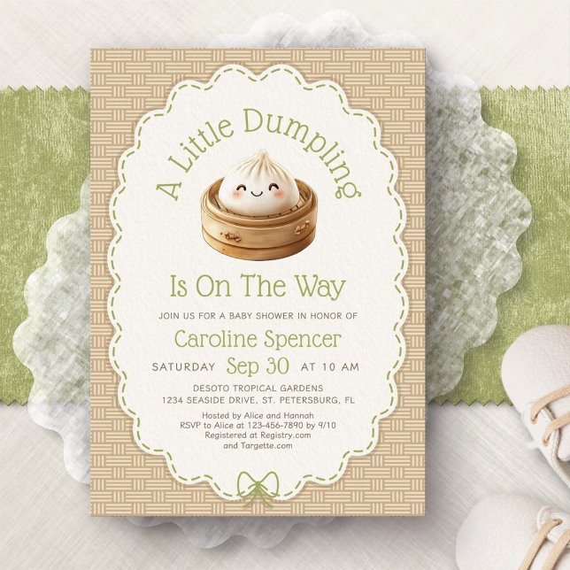 Invitation Baby Shower Petit Boulet (Créateur téléchargé)