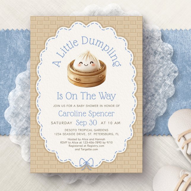 Invitation Baby Shower Petit Boulet (Créateur téléchargé)