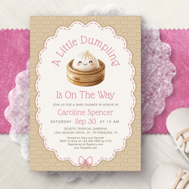 Invitation Baby Shower Petit Boulet (Créateur téléchargé)