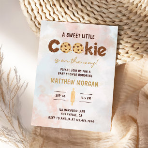 Invitation Baby shower Petit Cookie Boy