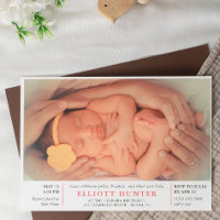 Baby shower photo Pink Girl Post naissance Sip & V