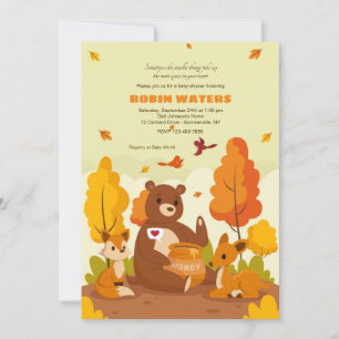 Invitation Baby Shower Pot de Miel