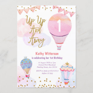 Invitation Baby shower pour filles à Parties scintillant de b