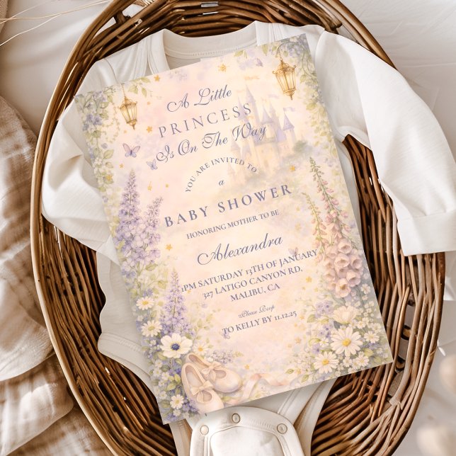 Invitation Baby-shower pour la Princesse Royale (Créateur téléchargé)