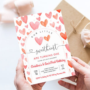 Invitation Baby Shower pour la Saint-Valentin