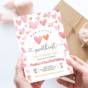 Invitation Baby Shower pour la Saint-Valentin