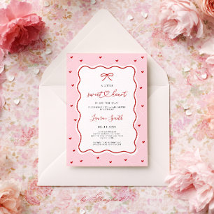 Invitation Baby Shower pour la Saint-Valentin Chéri Bébé