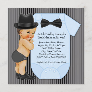Invitation Baby-Shower pour Petit Garçon