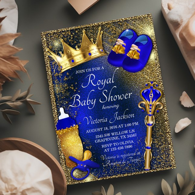 Invitation Baby-Shower pour Prince Royal (Créateur téléchargé)