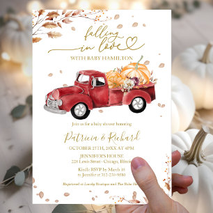 Invitation Baby Shower pour Tomber Amoureux