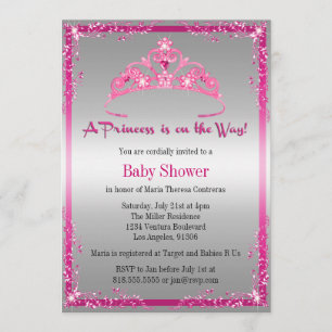 Invitation Baby shower Princess