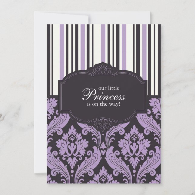 Invitation Baby shower Princess (Devant)