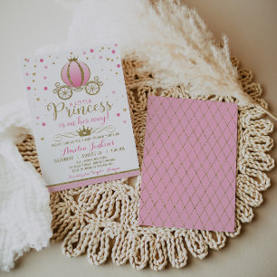 Invitation Baby shower Princesse