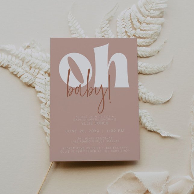 Invitation Baby shower rétroactif (Créateur téléchargé)