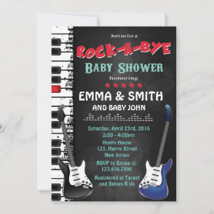 Invitation Baby shower Rock-A-Bye