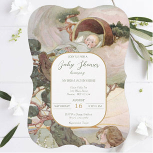 Invitation Baby shower Rock A Bye Baby Nursery Rhyme