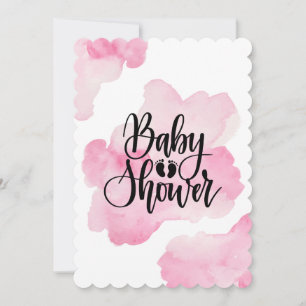Invitation Baby shower rose