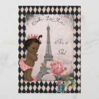 Baby shower Rose de la Tour Eiffel