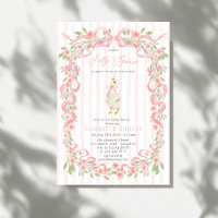 Baby shower Rose sot rose oie Bow