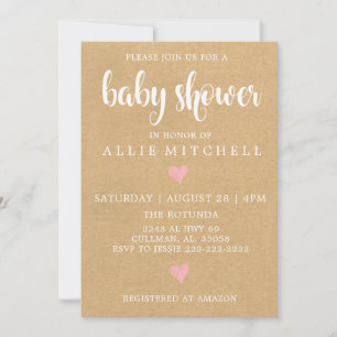 Invitation Baby shower russe