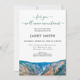 Invitation Baby shower rustique neutre entre les sexes