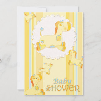 Invitation Baby shower Safari Baby Giraffe
