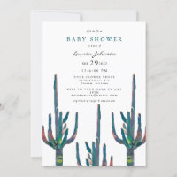 Baby shower Saguaro Cactus neutre par sexe