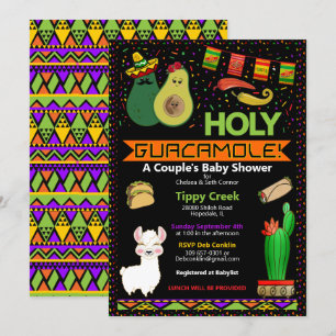 Invitation Baby shower Saint-Guacamole