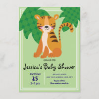 Baby shower sauvage de Tigre