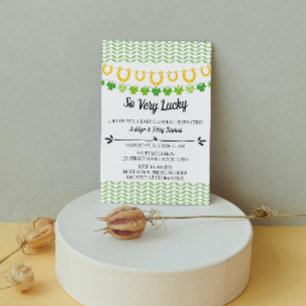 Invitation Baby shower Shamrock