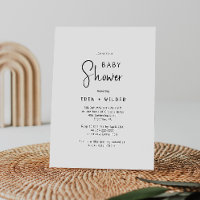Baby shower simple moderne Neutral Couples