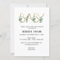 Baby shower simple pour bébé Slogan