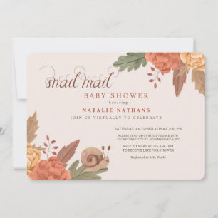 Invitation Baby Shower Snail Mail