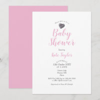 Baby Shower / Sprinkle Cœur de Galet Mignon