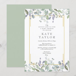 Invitation Baby Shower / Sprinkle dans un cadre champêtre