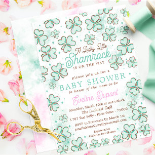 Invitation Baby shower st patrick