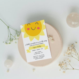 Invitation Baby shower Sunshine