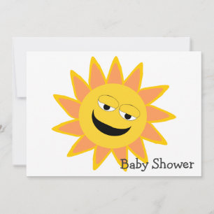 Invitation Baby shower Sunshine Design